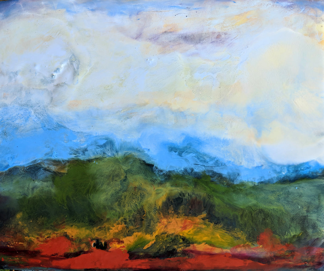 Encaustic Landscape 8